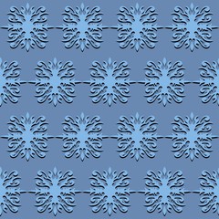 Vector linear seamless pattern. Geometric vintage ornament