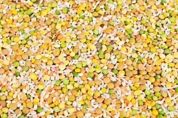 Dried Yellow Peas Background