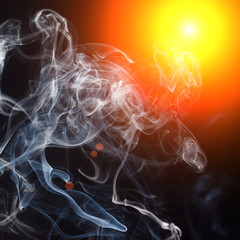 illustraction of blue spot light