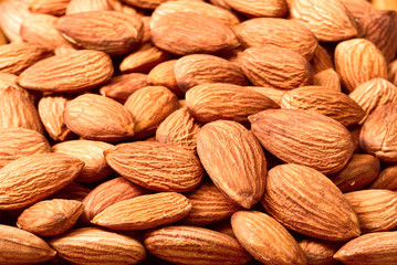 food background of dried almond