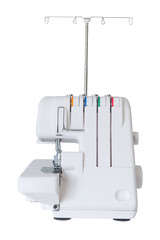 sewing machine isolated on a white background
