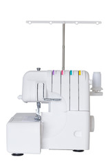sewing machine isolated on a white background