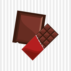 Flat illustration about chocolate design , sweet and delicious