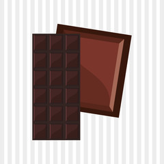 Flat illustration about chocolate design , sweet and delicious