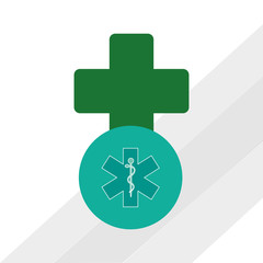 Obraz premium Flat illustration about medical care design 