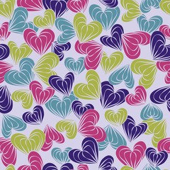 Fototapeta na wymiar Hearts seamless pattern. Vector illustration