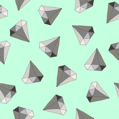 diamonds pattern background vector