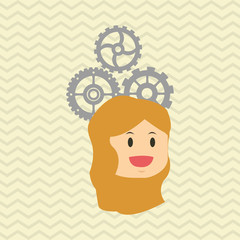 Flat illustration about businesspeople design , vector cartoon