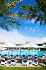 Tropical swimming pool