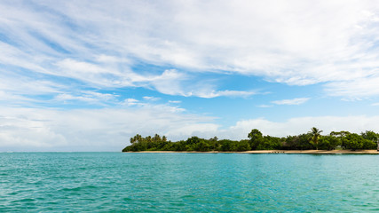 No Man's Land Tobago panoramic view tropical seascape beach bay Caribbean