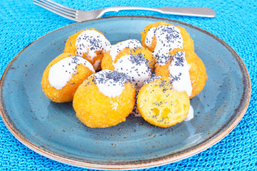 Sweet Cheese Balls Donuts