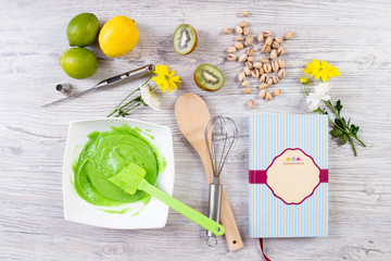 process of preparing ganache macaroon