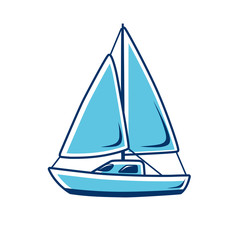 Sailboat icon.
