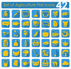 Set of agriculture icons