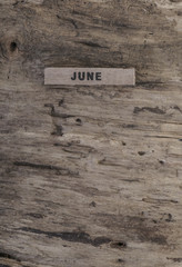 cube calendar for june