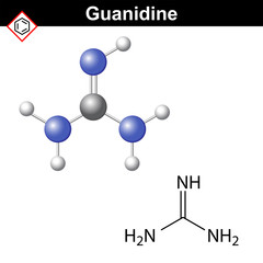 Guanidine molecule