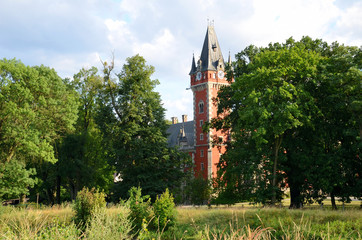 Palace in Plawniowice near Gliwice (Poland)