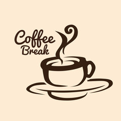 delicious coffee break design 