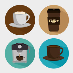 delicious coffee break design 