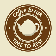 delicious coffee break design 