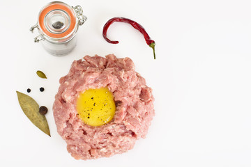 Fresh Meat with Egg Tartar
