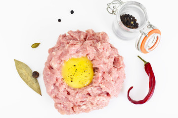 Fresh Meat with Egg Tartar