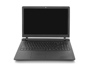 Laptop isolated on white.