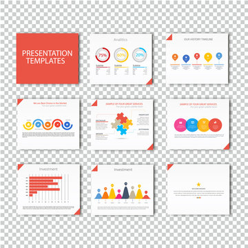 Set of infographic Presentation Template , Infographic Element , Business infographic, Layout design, Modern Style