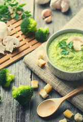 Cream Soup with Broccoli