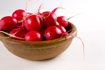 red radishes