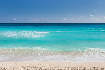 Caribbean sea coastline