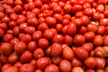 Background with fresh tomato