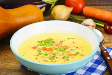 Potato Pumpkin Cream Soup Diet Food