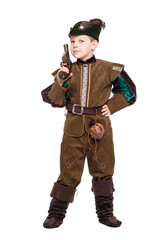 Young boy with the gun