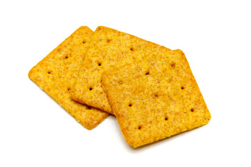 Three square crackers