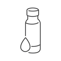 line icons Medical Pharmacist, potion bottles icon