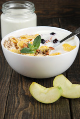 Healthy dietary breakfast