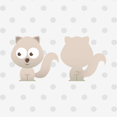 Obraz premium cute animal design 