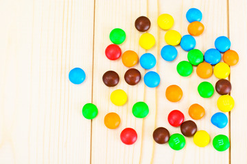 Sweet Bonbons Candy on Woody