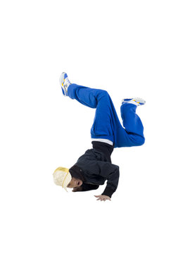 female breakdancer