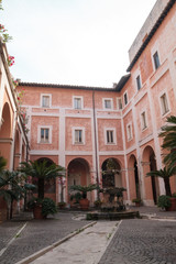 Fototapeta na wymiar Roman courtyard