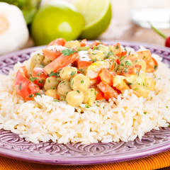 Kichererbsencurry - Curry with chick peas