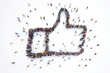 3D rendering of like people