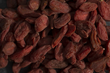 Closeup of Dried Goji Berries