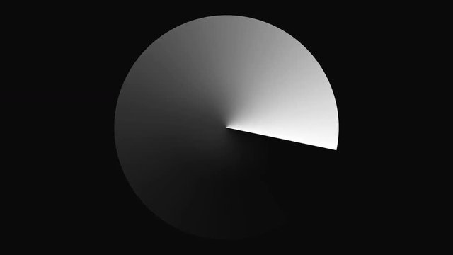 Progress loading bar UI indicator. Loading Circle. Download progress, preloader animation web design template, interface upload. Animation of UI element in 4K 60 FPS. White on black background