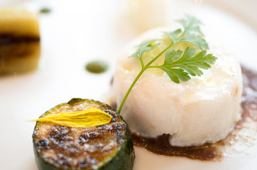 結婚式の料理のイメージ写真。
