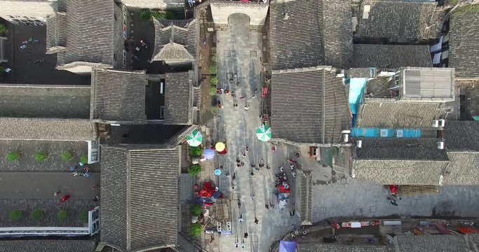 Aerial view, Pingyao is one of the best-preserved ancient cities in China. With a history of 2,700 years, it&rsquo;s a UNESCO World Heritage Site and still retains the look and feel of ancient times.