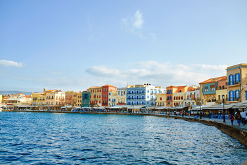 waterfront of Chania