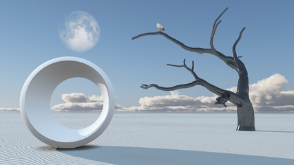  Strange Desert Scene