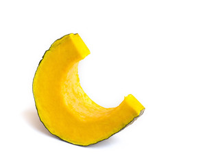 Slice of ripe pumpkin.